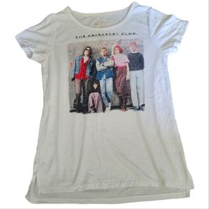 The Breakfast Club graphic white tee womens small
